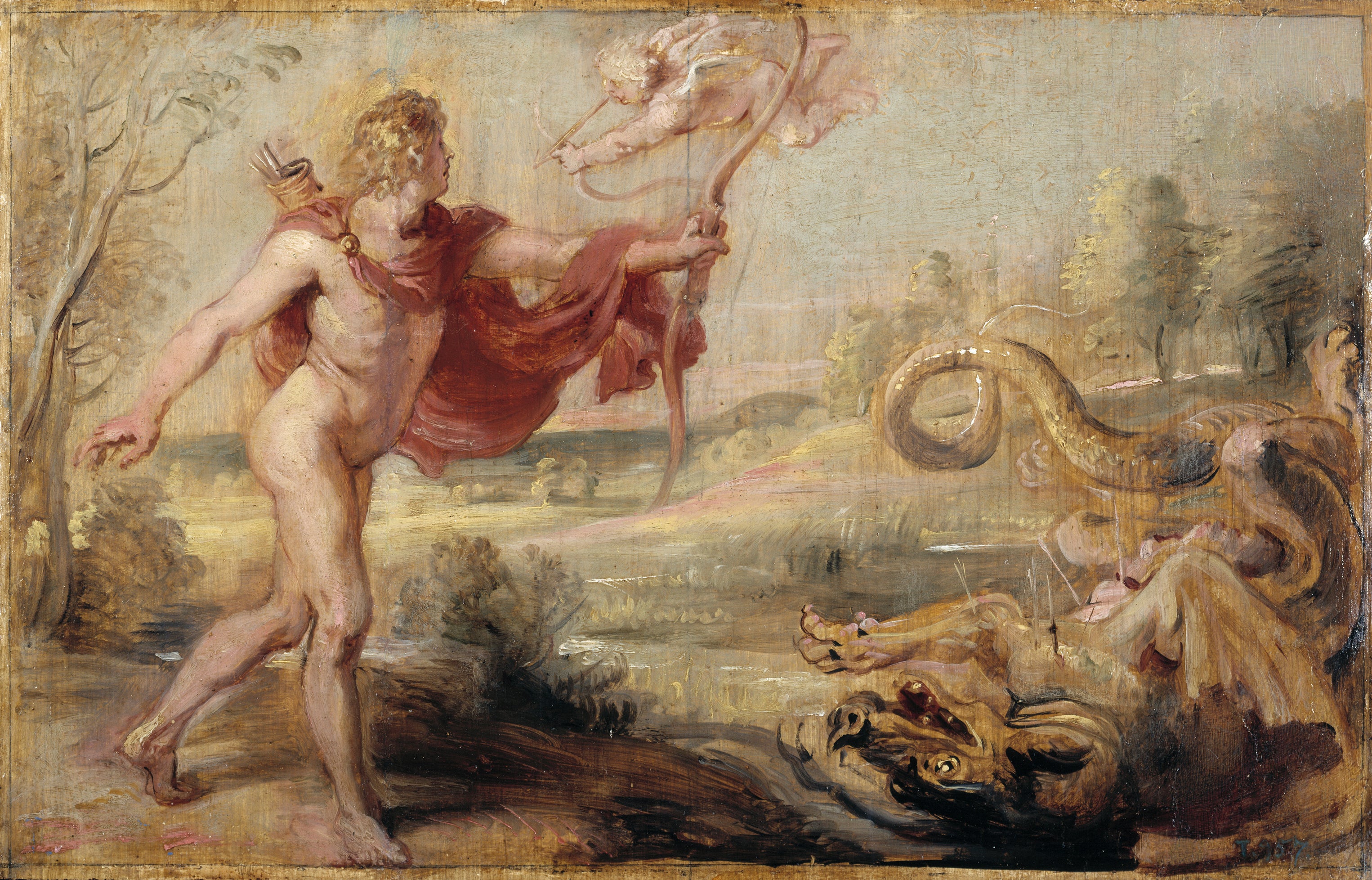 Apollon et Python - Peter Paul Rubens