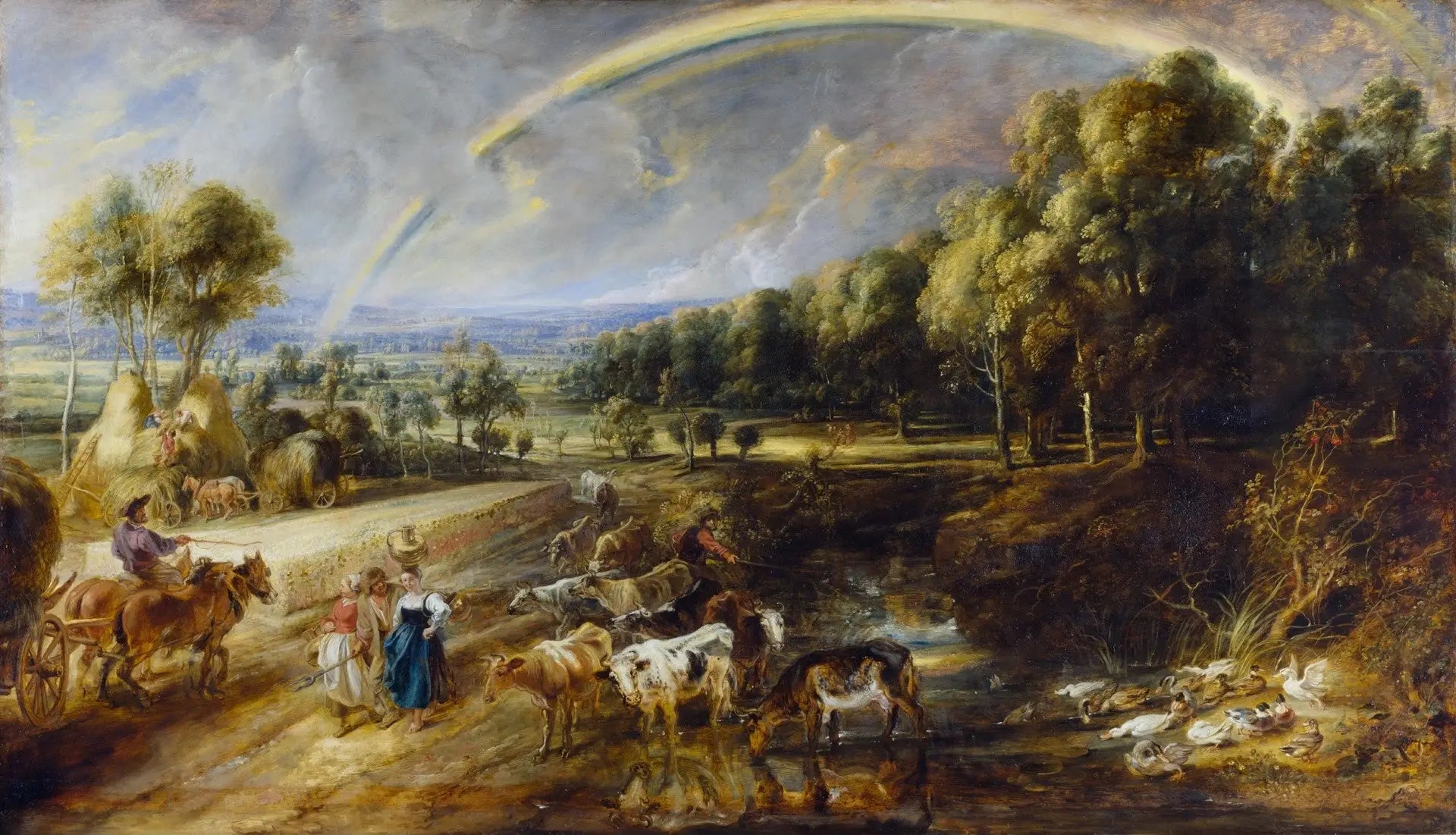 Paysage avec arc en ciel - Peter Paul Rubens - Alpha Reproduction