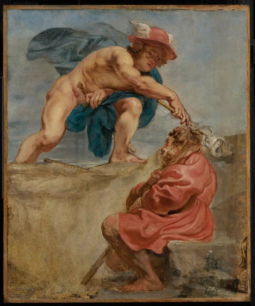 Mercure et un berger endormi - Peter Paul Rubens - Alpha Reproduction