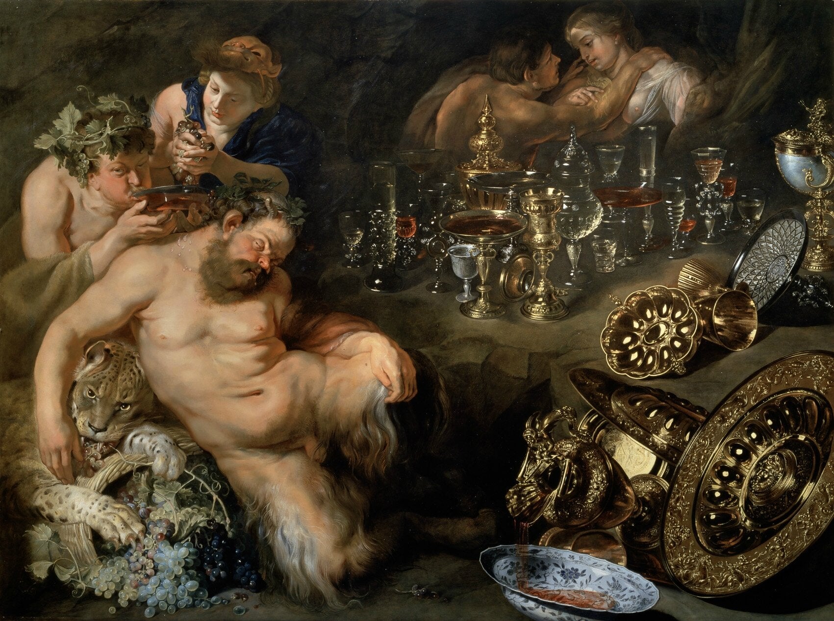 Le Satyre ivre - Peter Paul Rubens