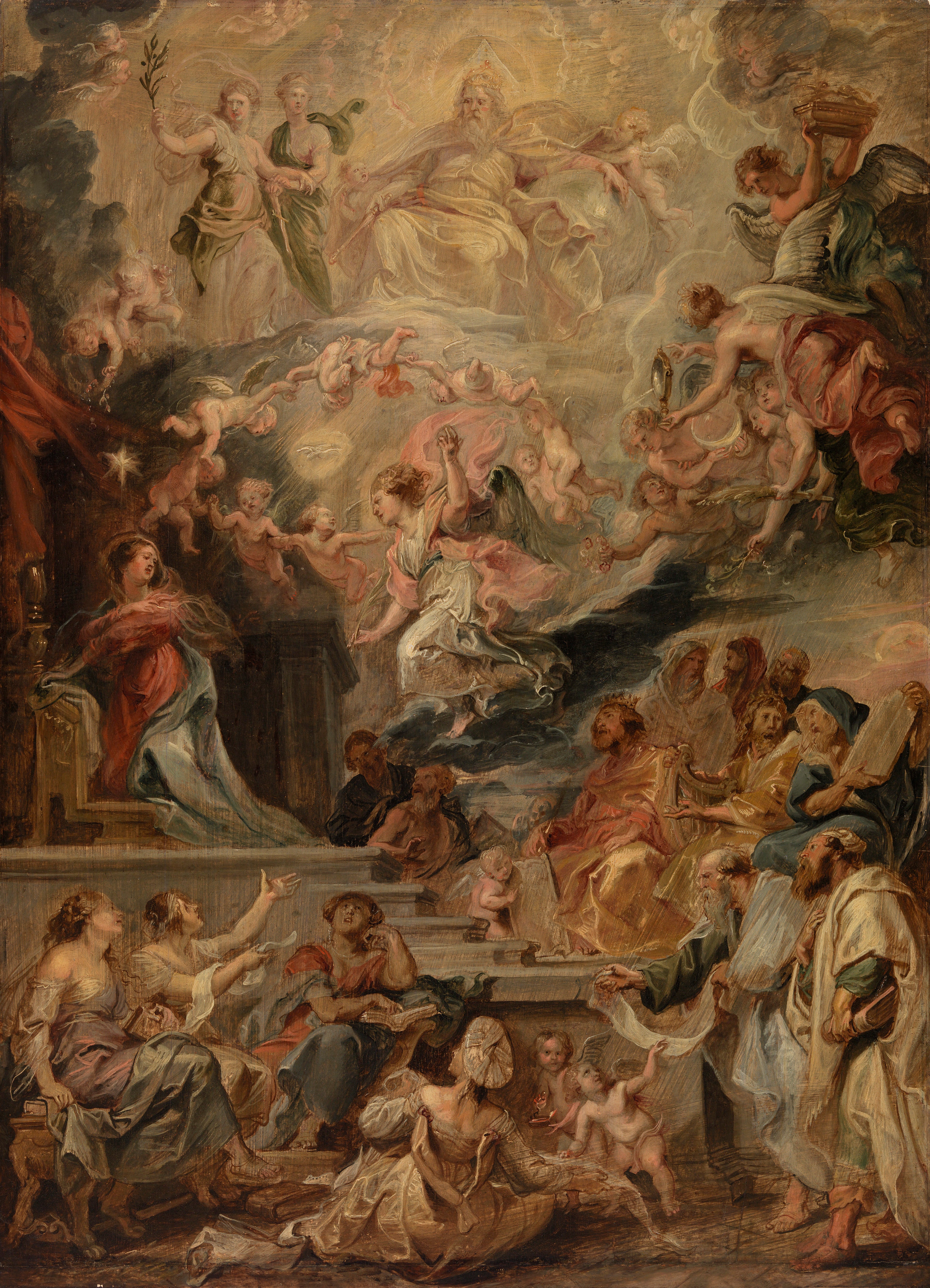 Inkarnasjonen som oppfyllelse av alle profetier - Peter Paul Rubens
