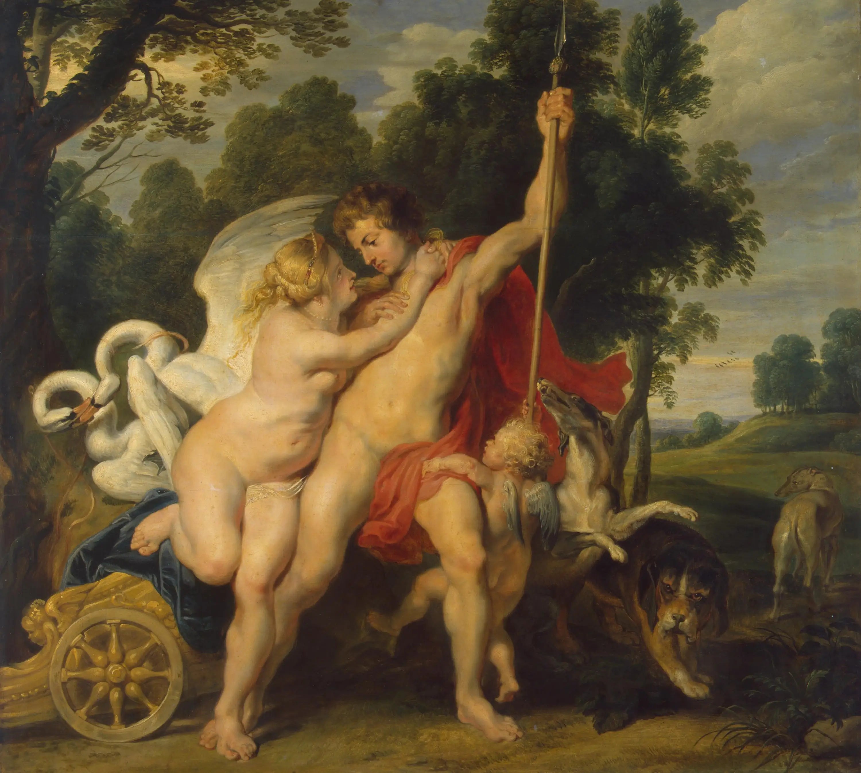 Vénus et Adonis - Peter Paul Rubens - Alpha Reproduction