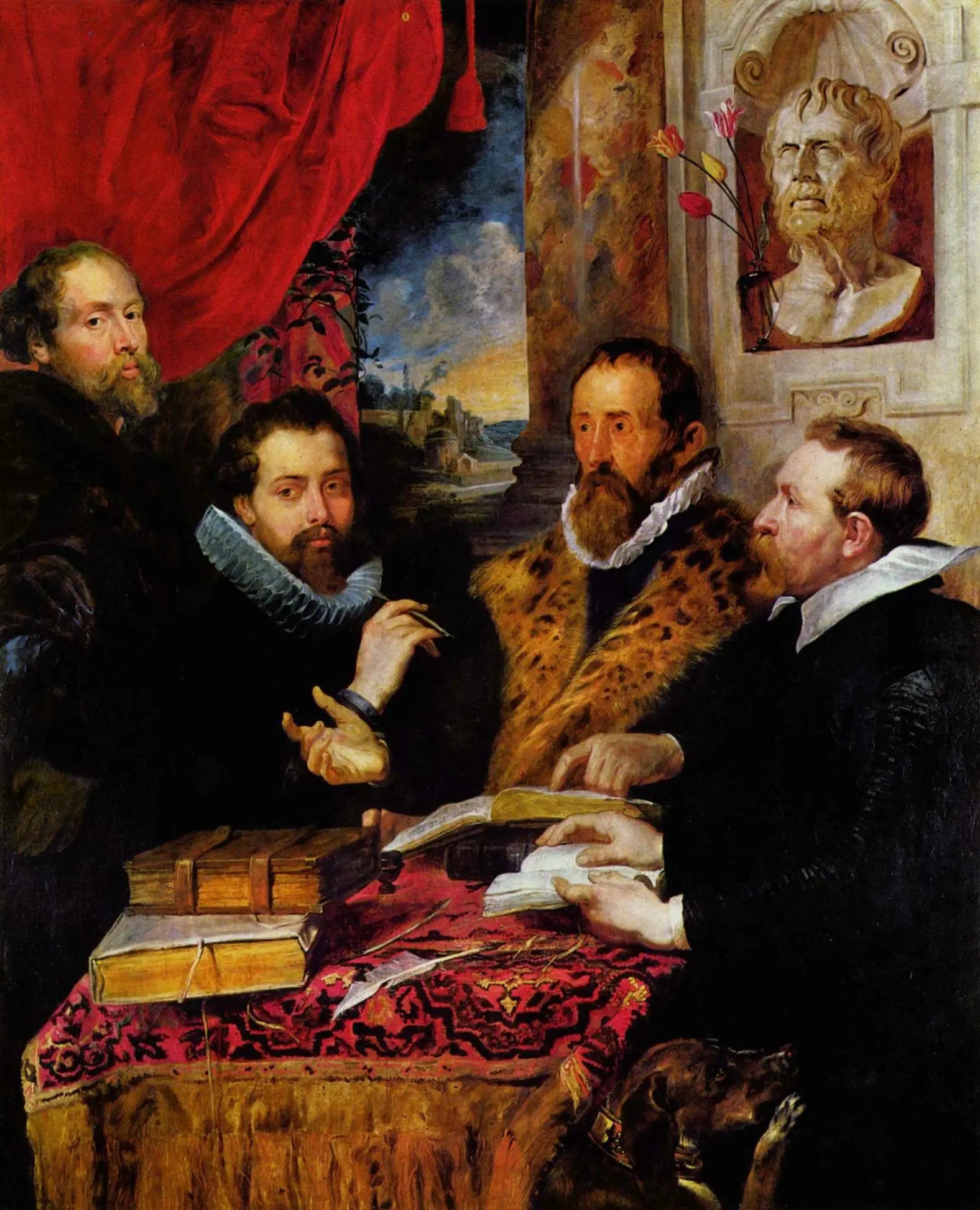 Les Quatre Philosophes - Peter Paul Rubens - Alpha Reproduction