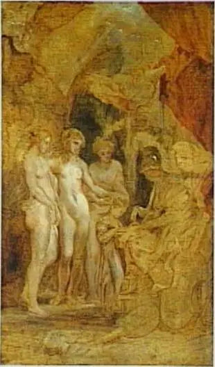 L’éducation de Marie de Médicis (étude) - Peter Paul Rubens - Alpha Reproduction