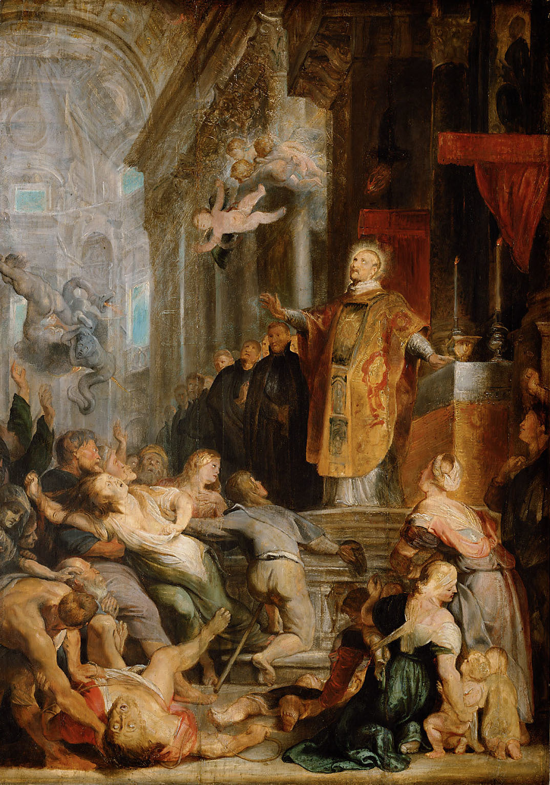 Miracle de Saint Ignace de Loyala (étude) - Peter Paul Rubens