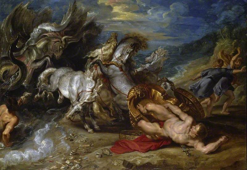 Mort d'Hippolyte - Peter Paul Rubens