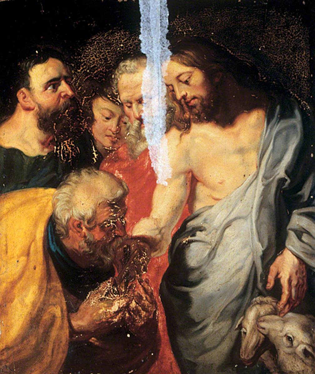 La charge du Christ à saint Pierre - Peter Paul Rubens