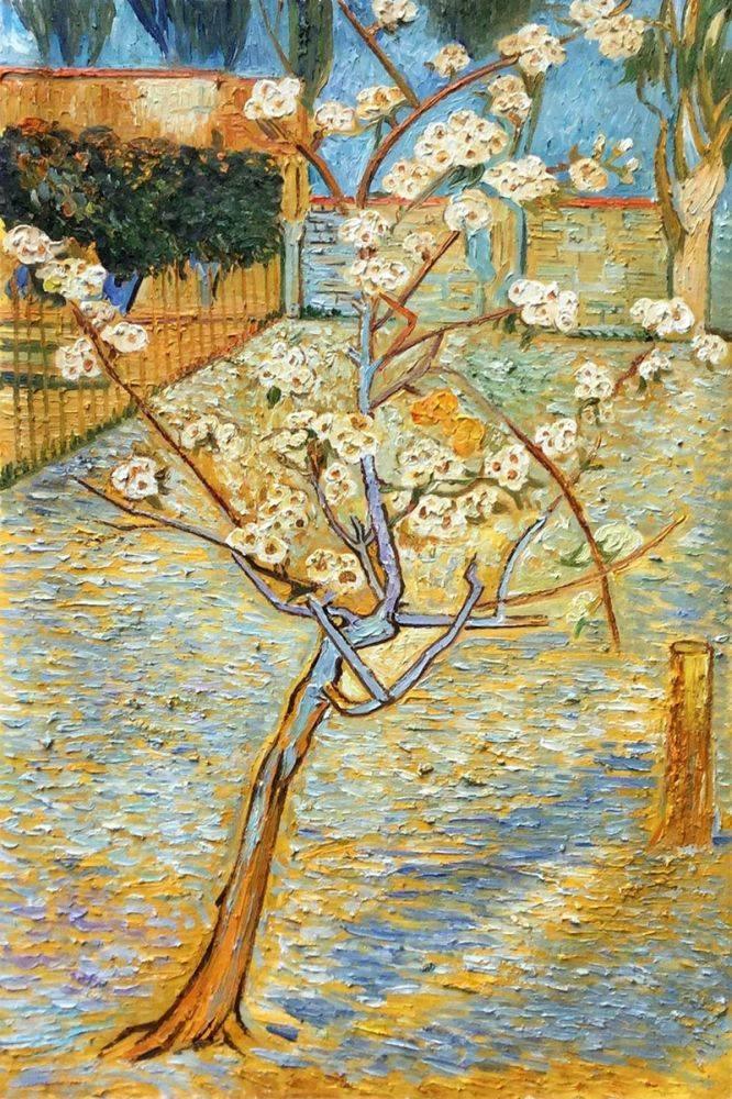 🍐 Lite blomstrende pæretre – Vincent van Gogh (1888)