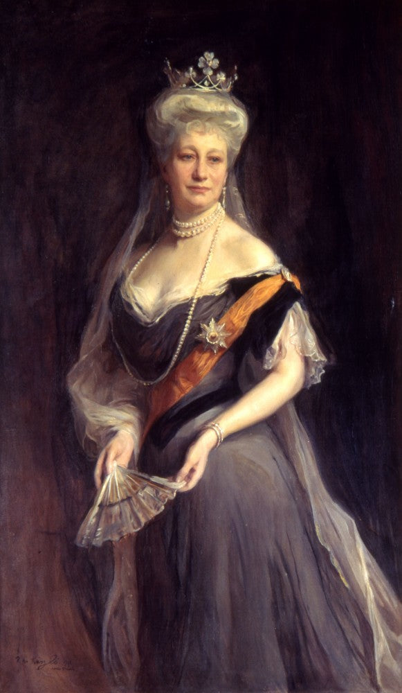 Portrait d'Auguste Victoria de Schleswig-Holstein, impératrice d'Allemagne et reine de Prusse - Philip de László