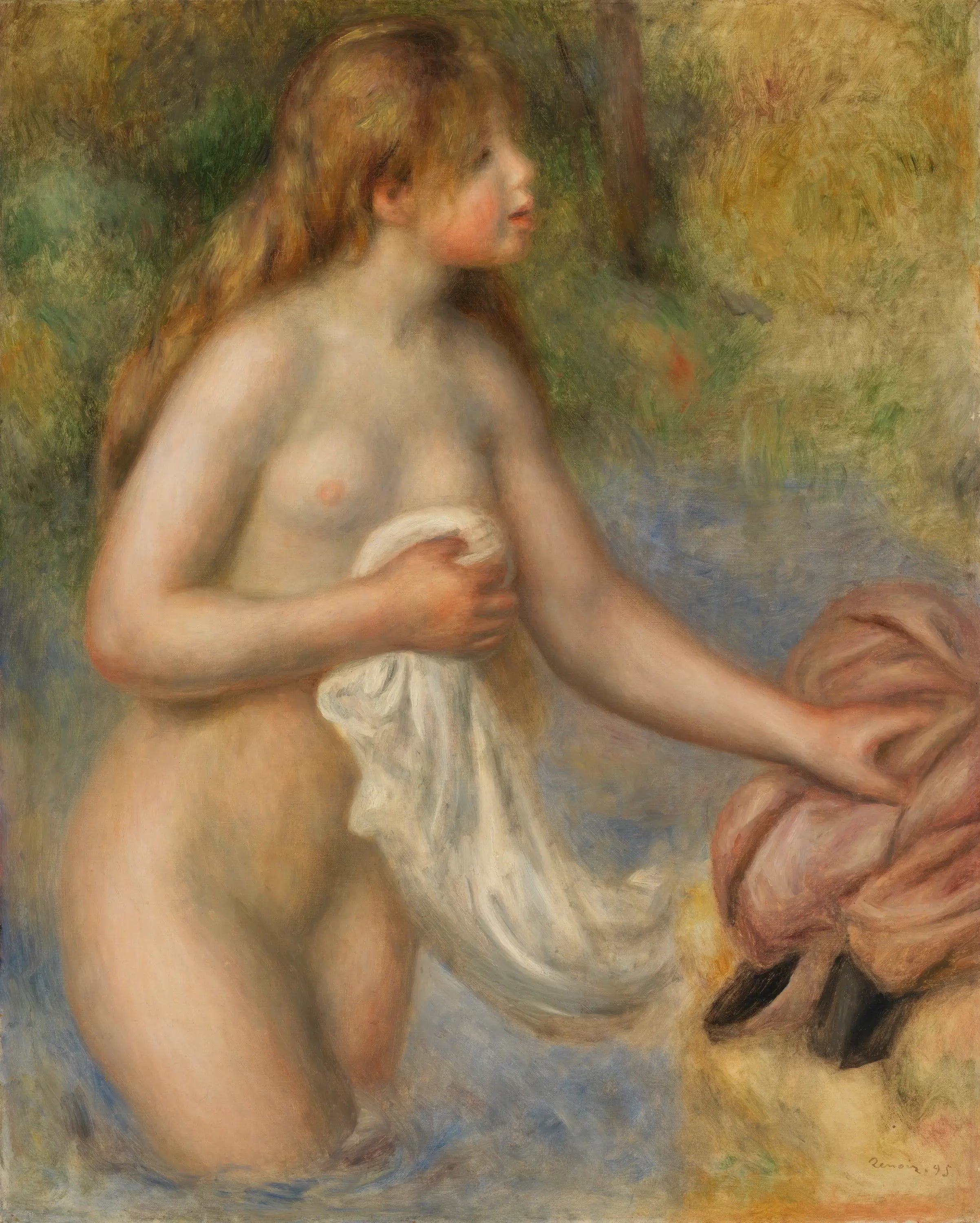 Reproduction du tableau « Baigneuse - Pierre-Auguste Renoir » par Alpha Reproduction en peinture à l’huile