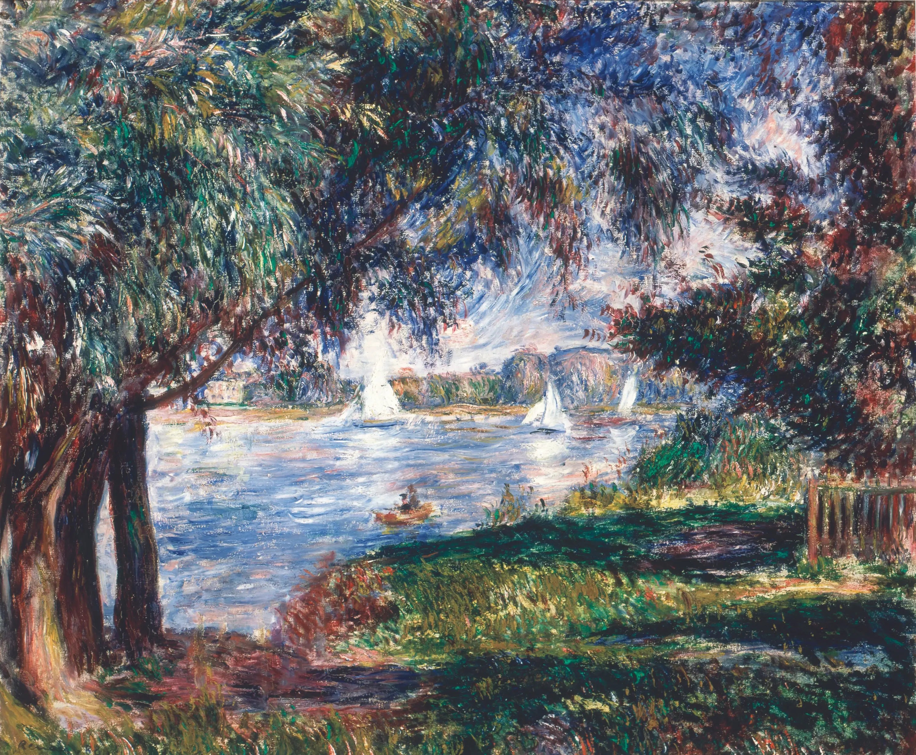 Reproduction du tableau « Bougival - Pierre-Auguste Renoir » par Alpha Reproduction en peinture à l’huile