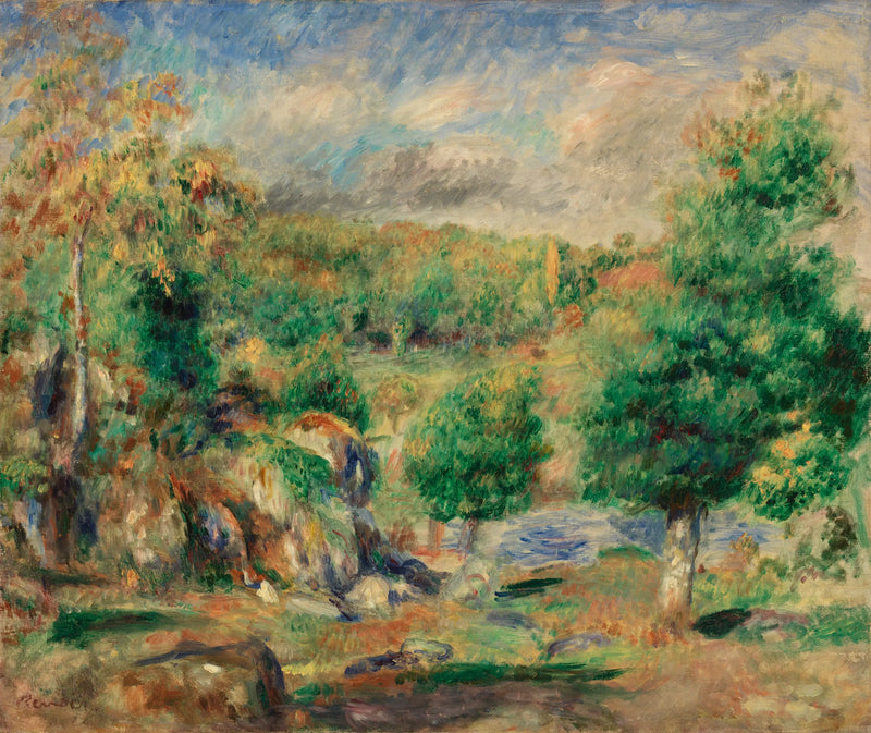 Kastanjer, Pont-Aven (Kastanjer, Pont-Aven) - Pierre-Auguste Renoir