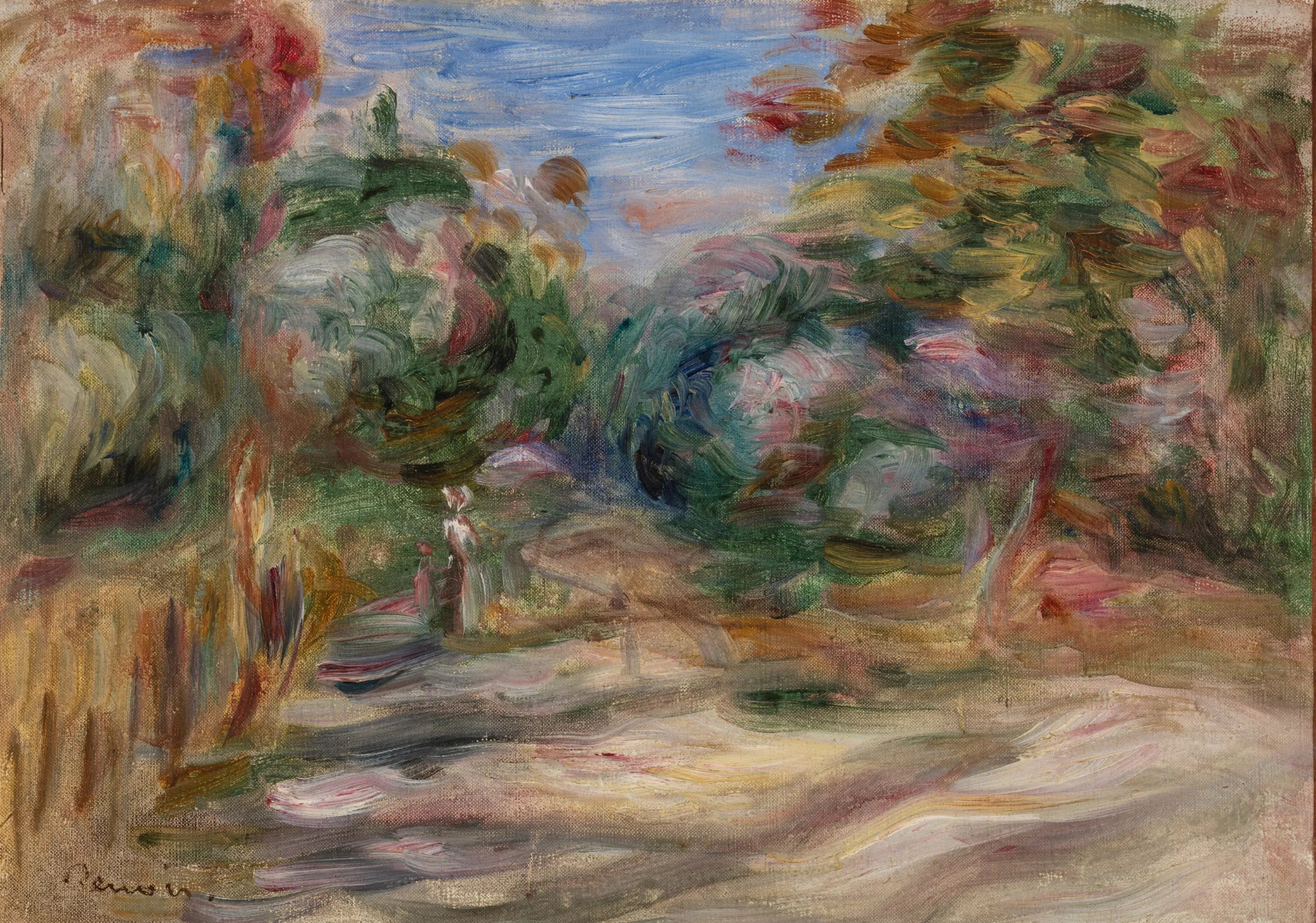 Reproduction du tableau « Paysage - Pierre-Auguste Renoir » par Alpha Reproduction en peinture à l’huile