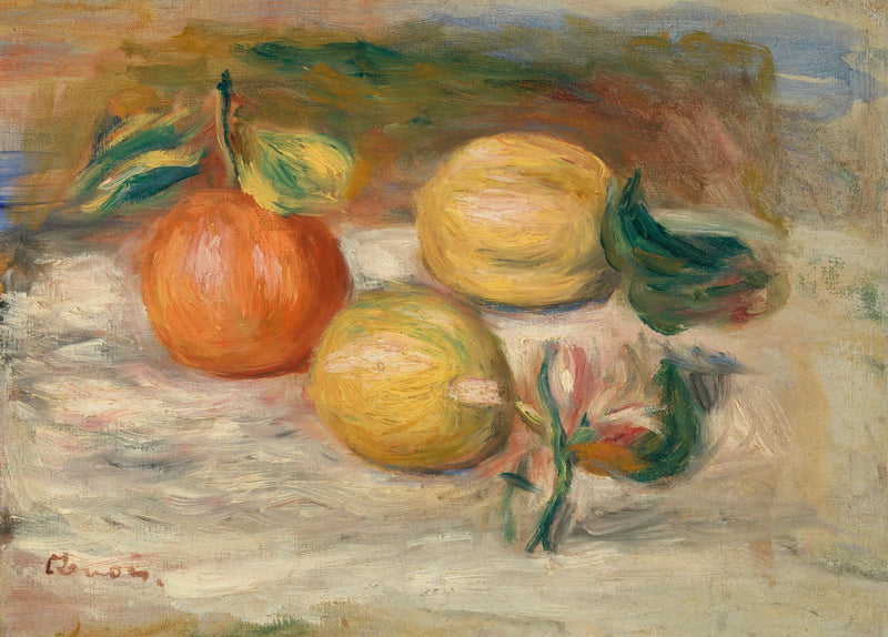 Sitroner og Appelsin (Sitroner og appelsin) - Pierre-Auguste Renoir