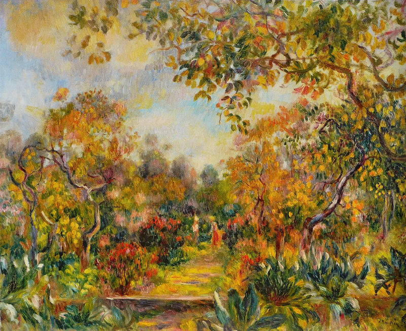 Landskap i Beaulieu - Pierre-Auguste Renoir