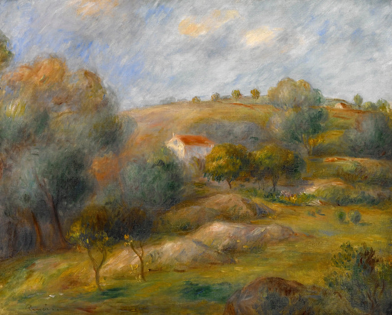 Vår i Essoyes - Pierre-Auguste Renoir