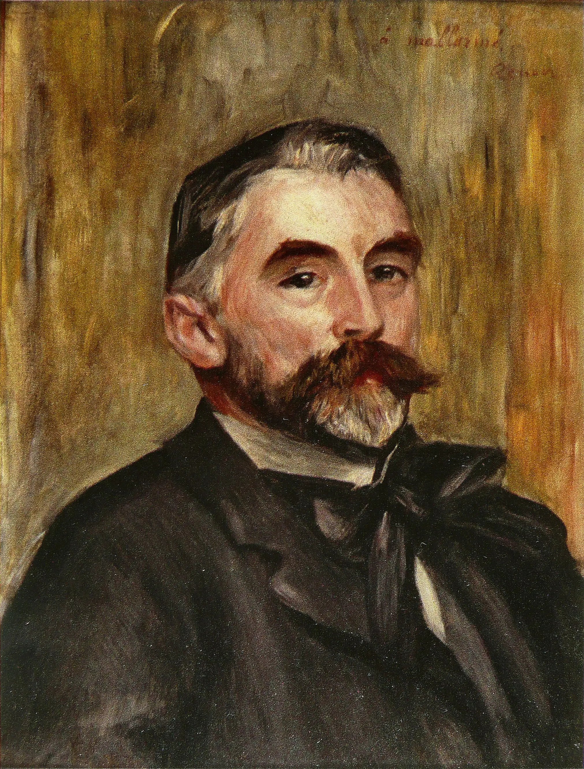 Reproduction du tableau « Portrait de Stéphane Mallarmé - Pierre-Auguste Renoir » par Alpha Reproduction en peinture à l’huile