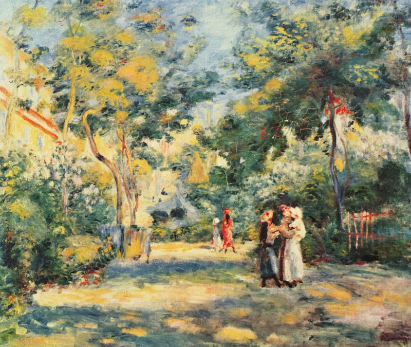 En hage i Montmartre - Pierre-Auguste Renoir