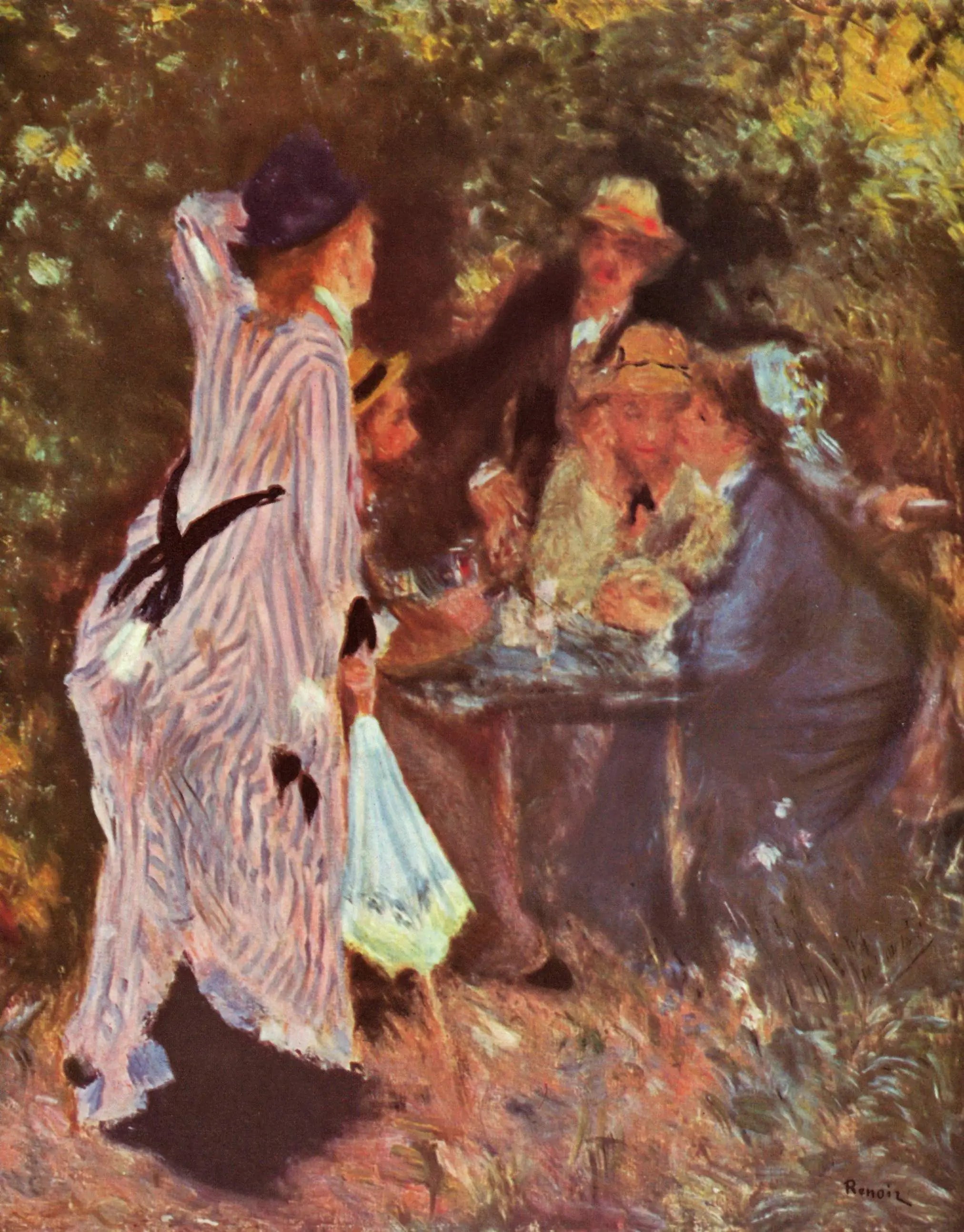 Reproduction du tableau « Au jardin - Pierre-Auguste Renoir » par Alpha Reproduction en peinture à l’huile
