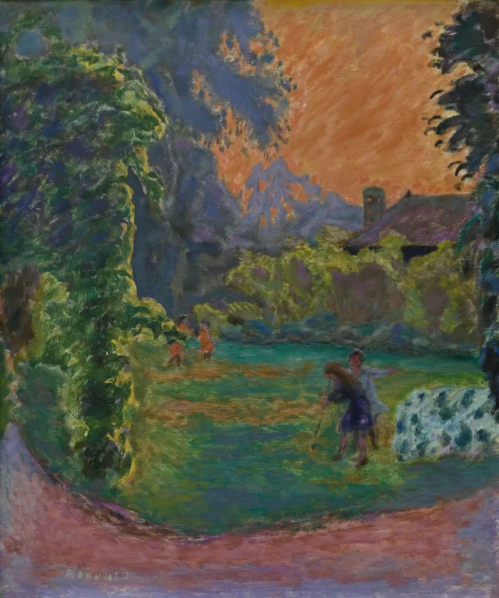 Reproduction du tableau « Soleil couchant - Pierre Bonnard » par Alpha Reproduction en peinture à l’huile