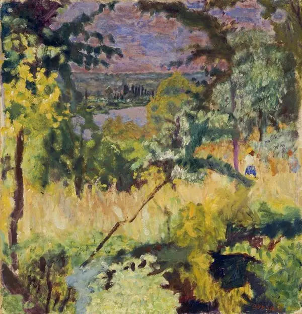 Reproduction du tableau « Échappée sur la rivière, Vernon - Pierre Bonnard » par Alpha Reproduction en peinture à l’huile