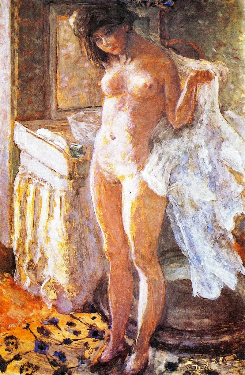På toalettet - Pierre Bonnard