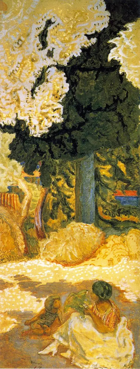 Reproduction du tableau « Méditerranée. Triptyque (panneau de droite) - Pierre Bonnard » par Alpha Reproduction en peinture à l’huile