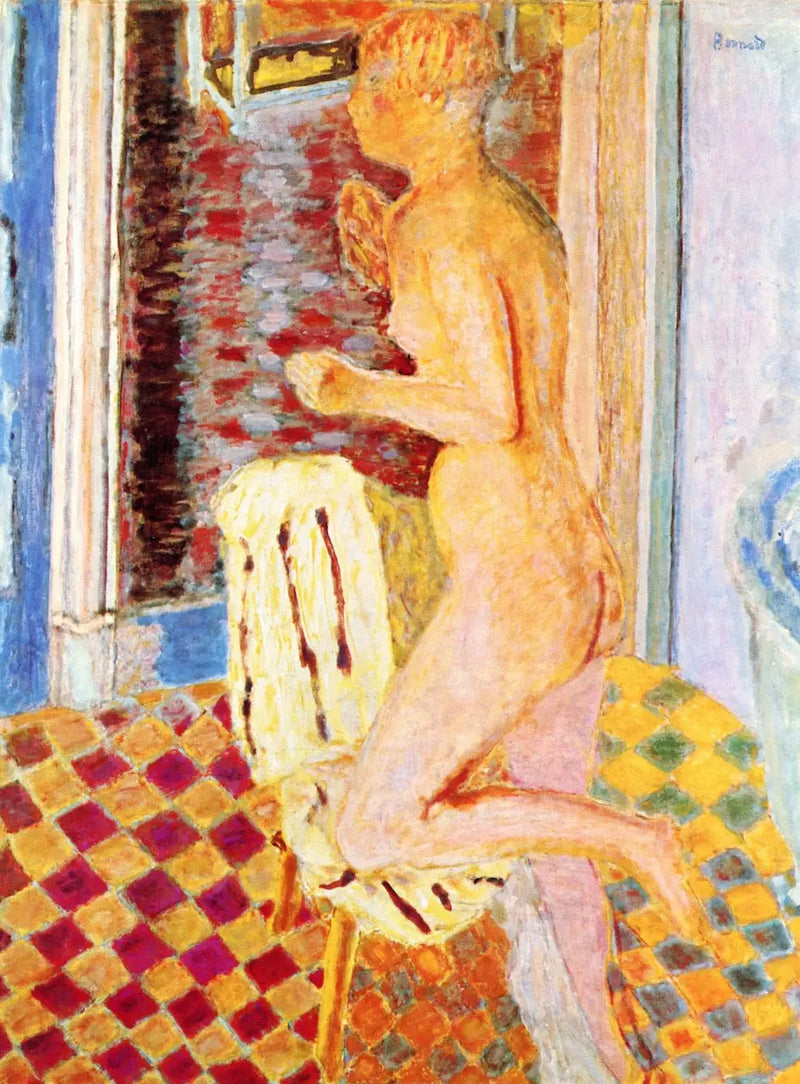 Nå ved stolen - Pierre Bonnard