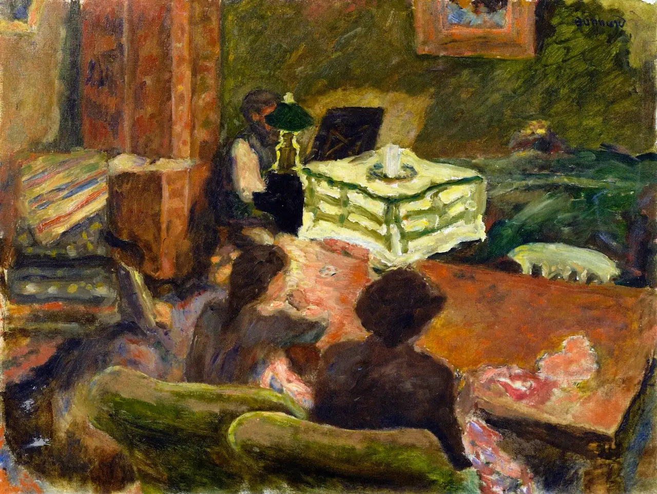 Reproduction du tableau « La famille Claude Terrace - Pierre Bonnard » par Alpha Reproduction en peinture à l’huile