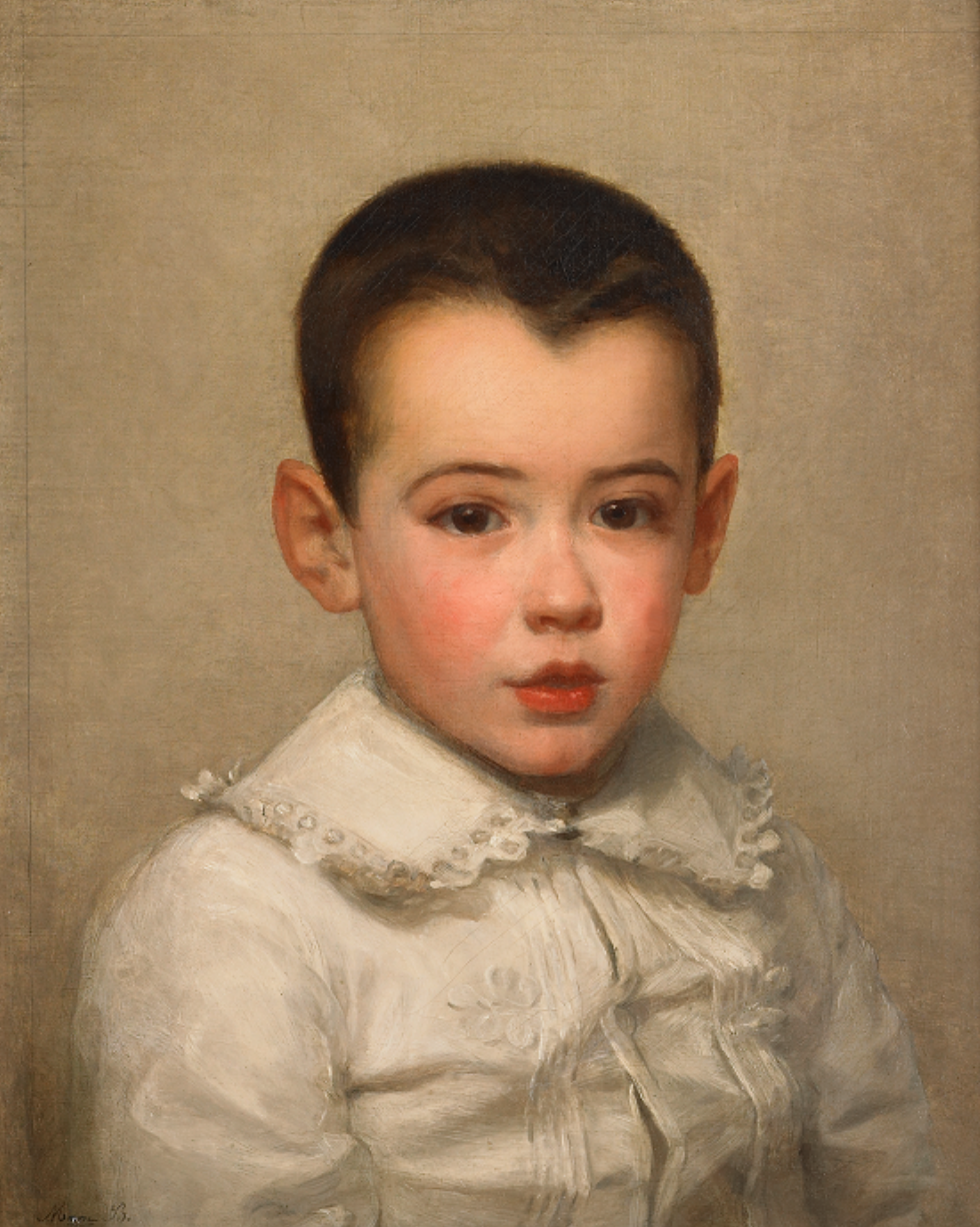 Portrait de Pierre Bracquemond enfant - Marie Bracquemond - Alpha Reproduction