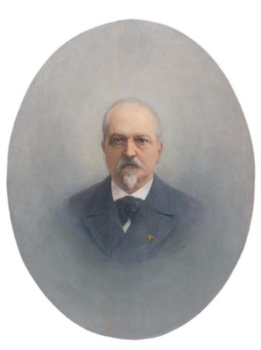 Reproduction du tableau « Portrait de Carolus Marinus Johannes Willem van Rijnen (1832-1903) - Piet Mondrian » par Alpha Reproduction en peinture à l’huile