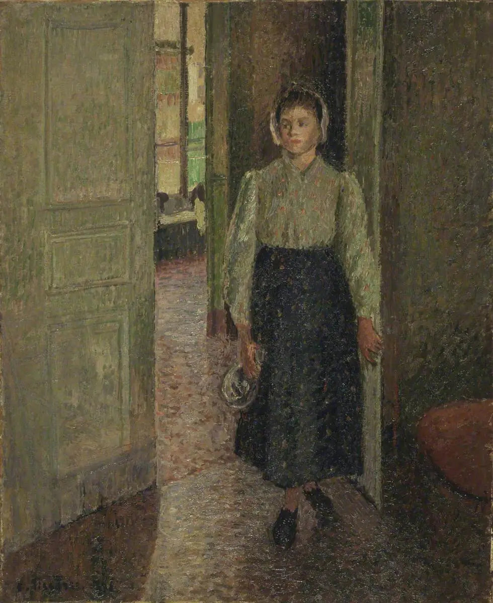 Reproduction du tableau « La Petite Bonne dite «la Rosa» - Camille Pissarro » par Alpha Reproduction en peinture à l’huile