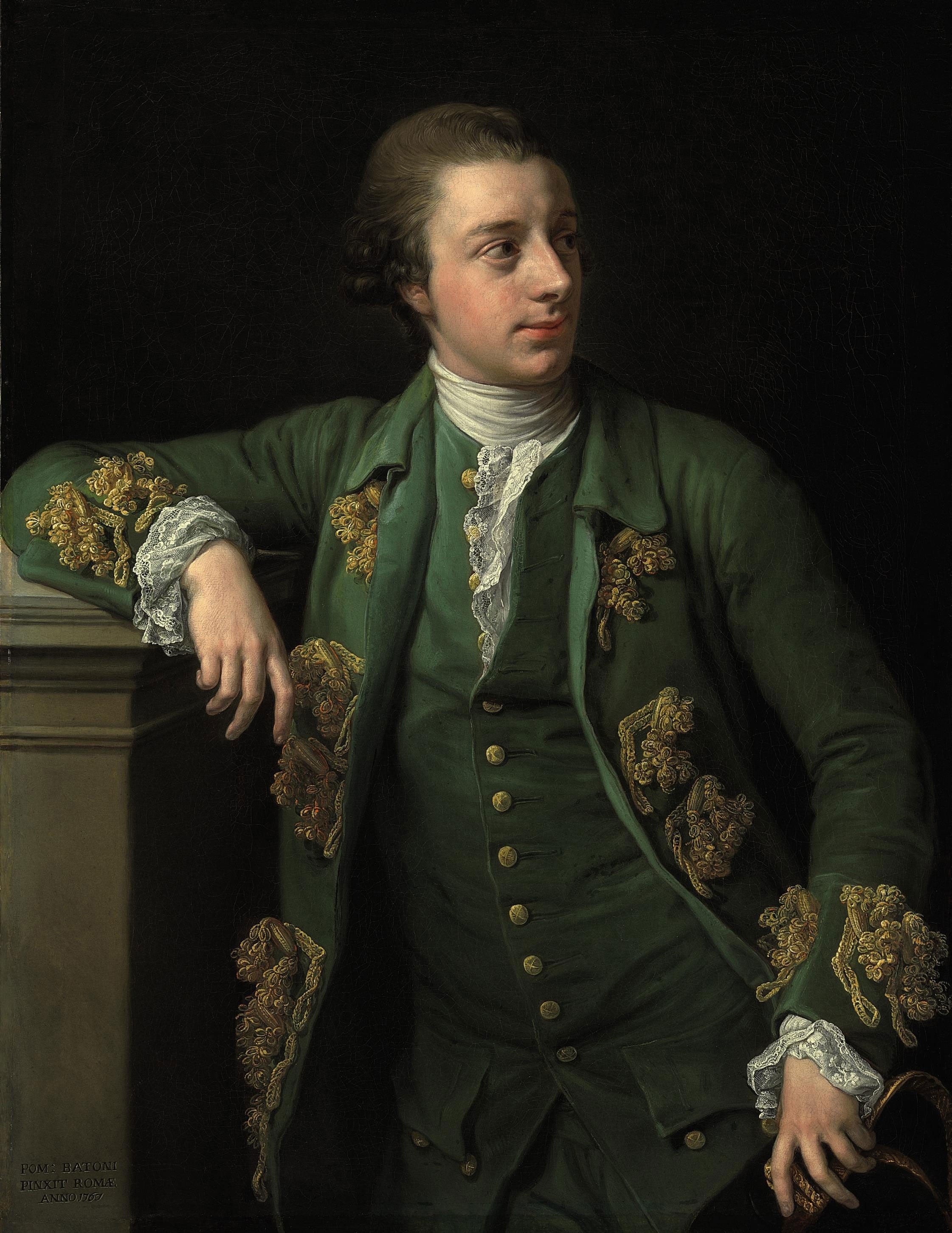 Portrait de Thomas Fortescue - Pompeo Batoni - Alpha Reproduction