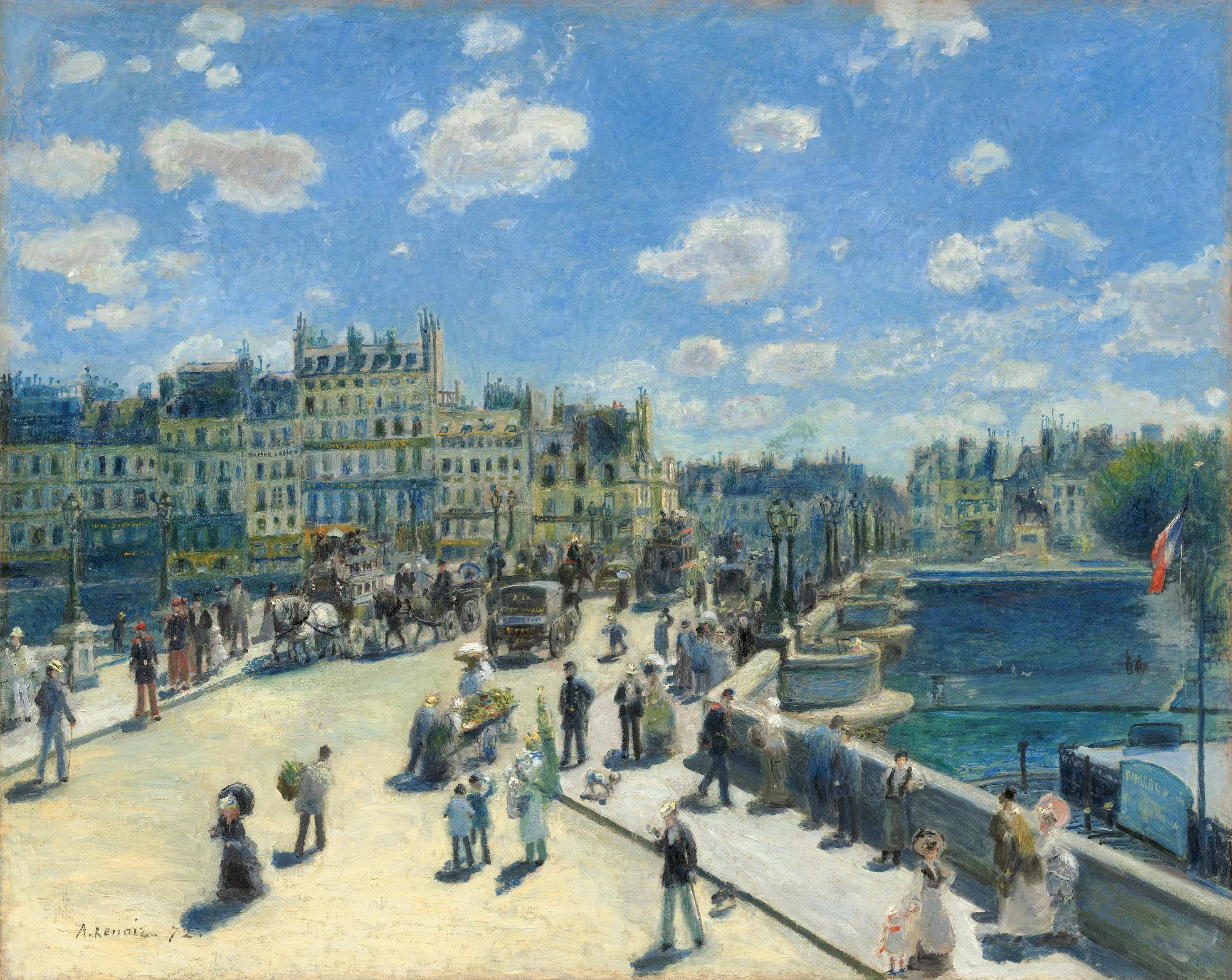Reproduction du tableau « Le Pont-Neuf - Pierre-Auguste Renoir » par Alpha Reproduction en peinture à l’huile