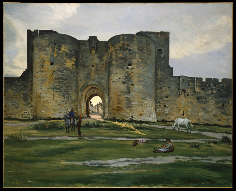 Dronningens port i Aigues-Mortes - Frédéric Bazille