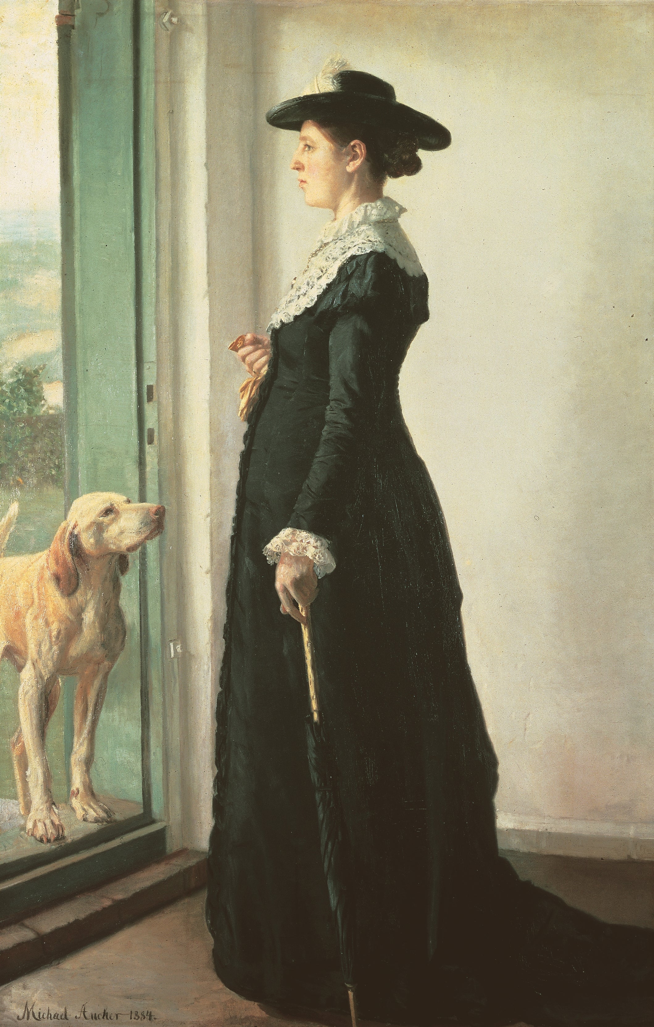 Portrait de ma femme - Michael Peter Ancher - Alpha Reproduction