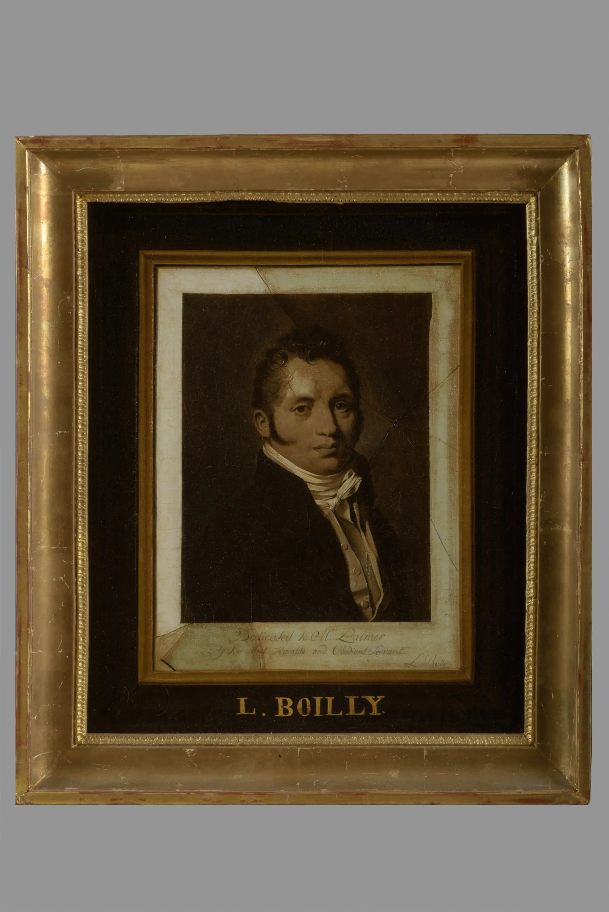 Portrait de Thomas Palmer en trompe-l’œil - Louis-Léopold Boilly - Alpha Reproduction