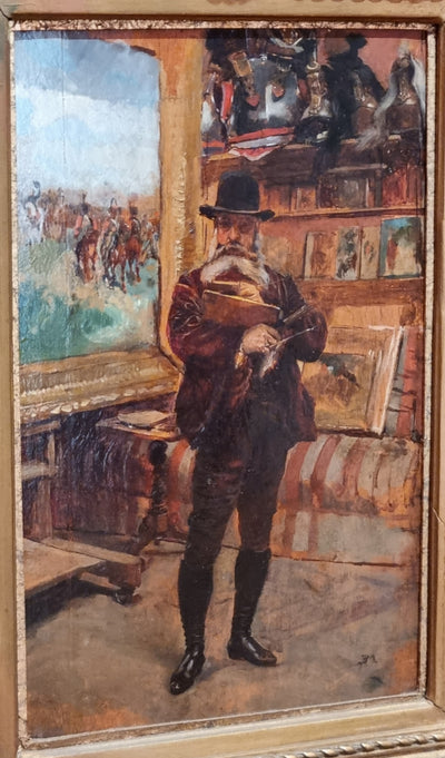 Portrait de l'artiste dans son atelier - Ernest Meissonier
