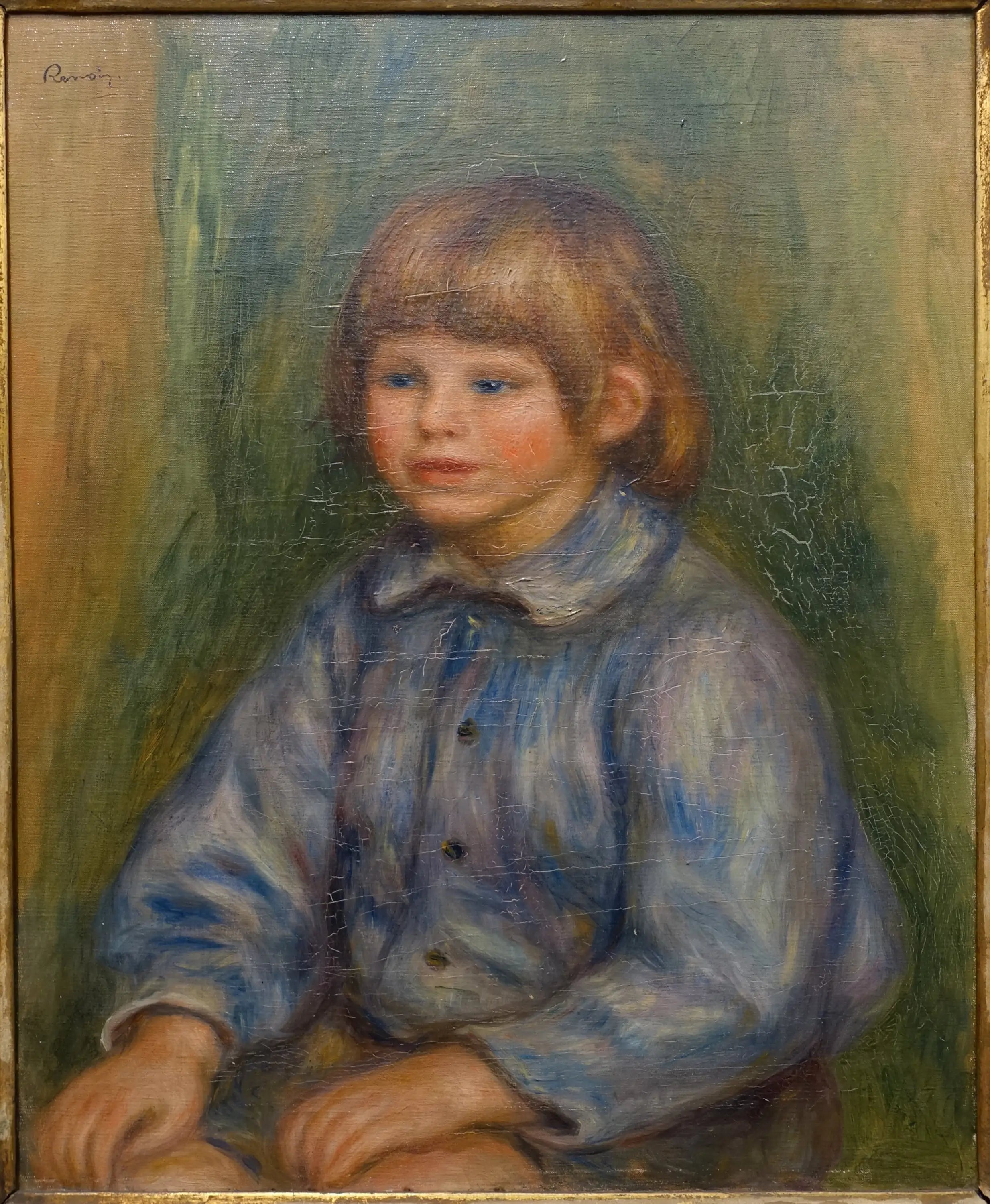 Reproduction du tableau « Portrait de Claude Renoir (1901–1969) - Pierre-Auguste Renoir » par Alpha Reproduction en peinture à l’huile