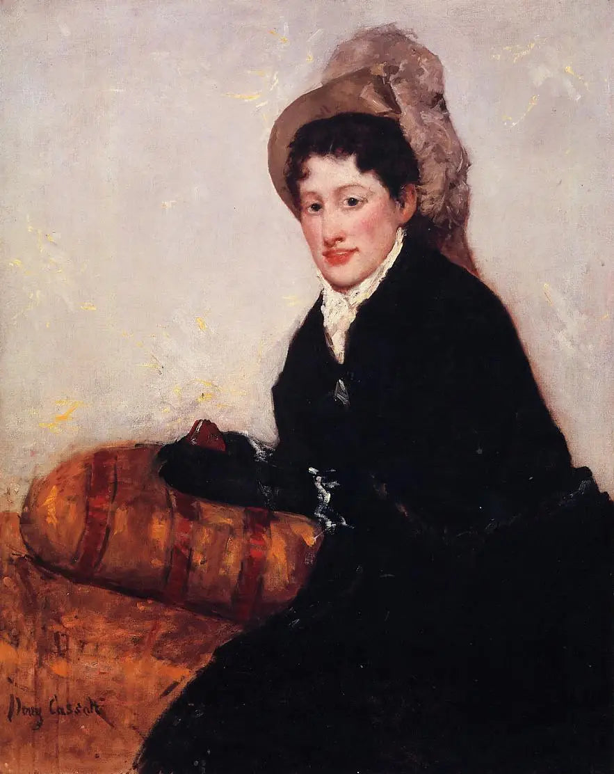 Reproduction du tableau « Portrait de Madame X habillée pour la matinée - Mary Cassatt » par Alpha Reproduction en peinture à l’huile