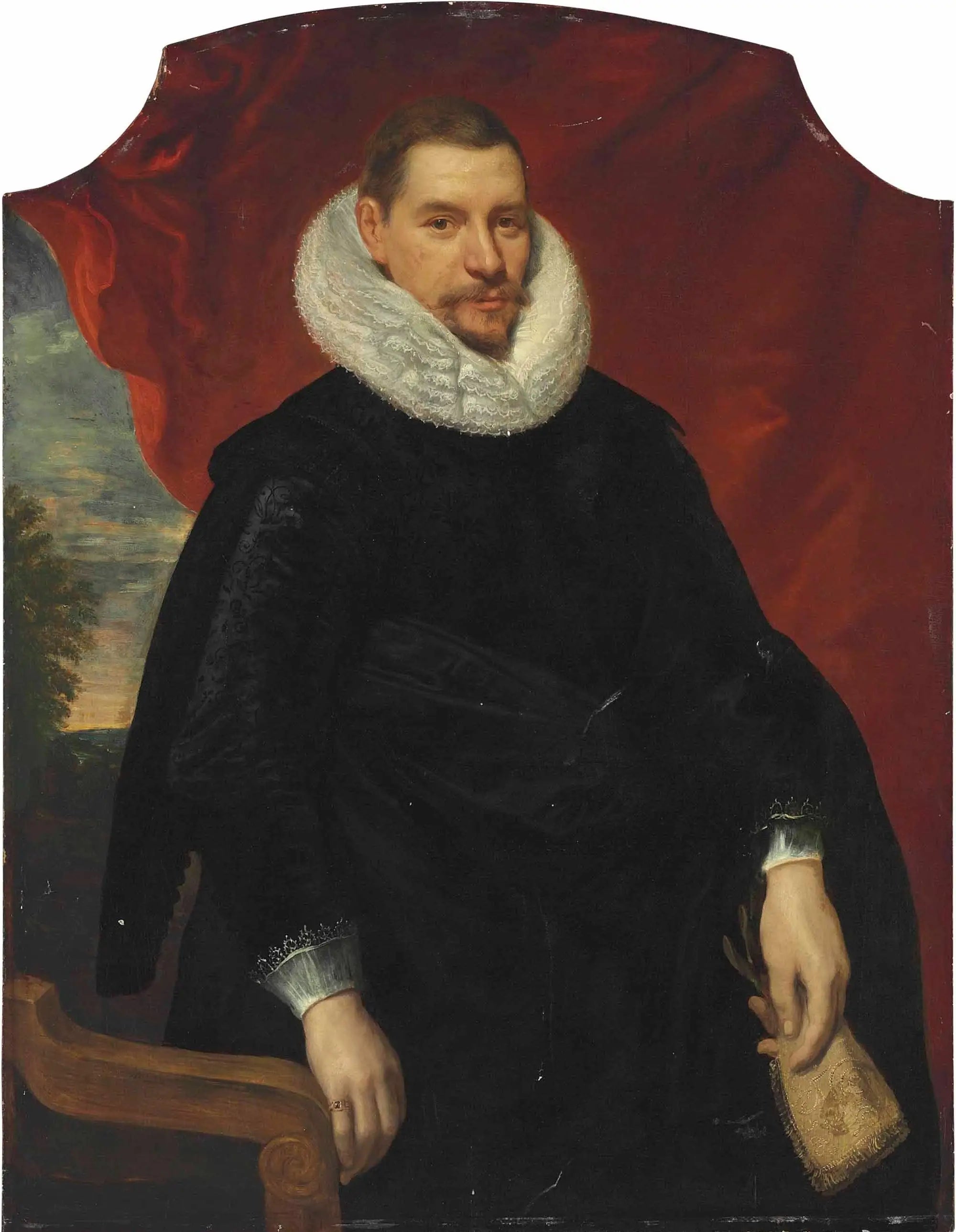 Portrait de Cornelis van Lantschot (1572-1656) ca. 1620 - Peter Paul Rubens - Alpha Reproduction