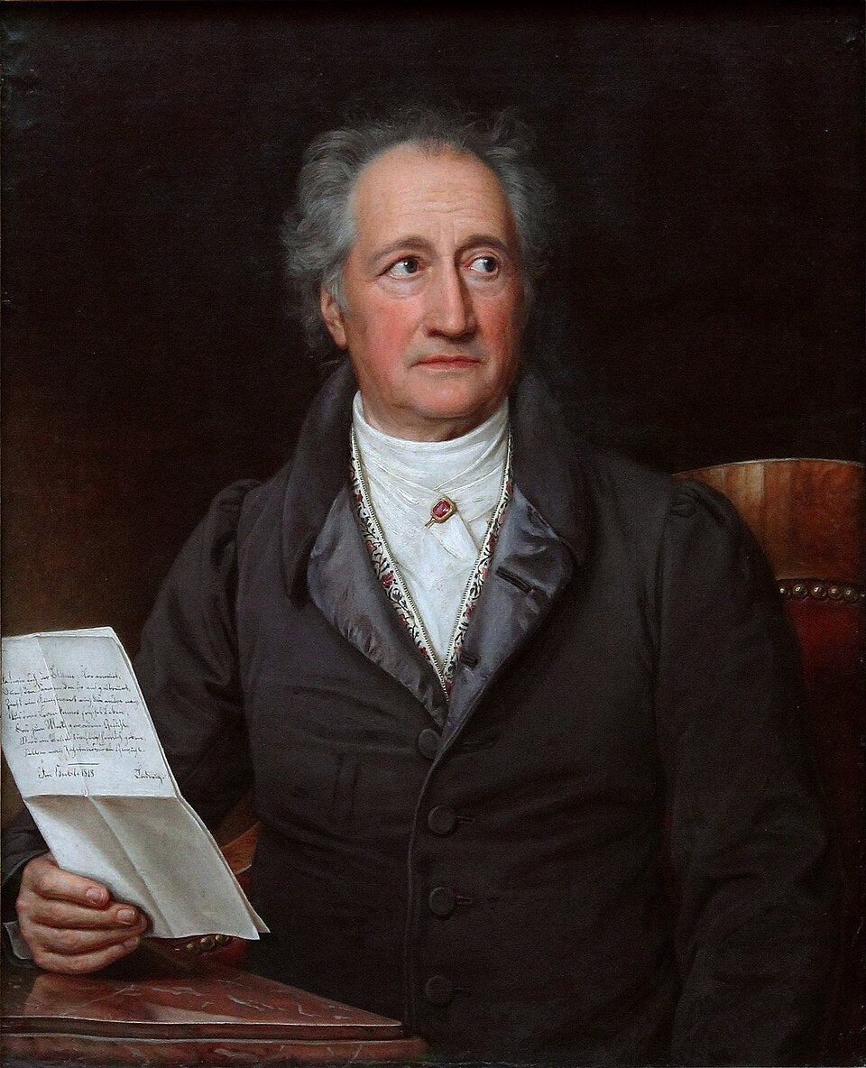 Portrett av Johann Wolfgang von Goethe – Joseph Karl Stieler
