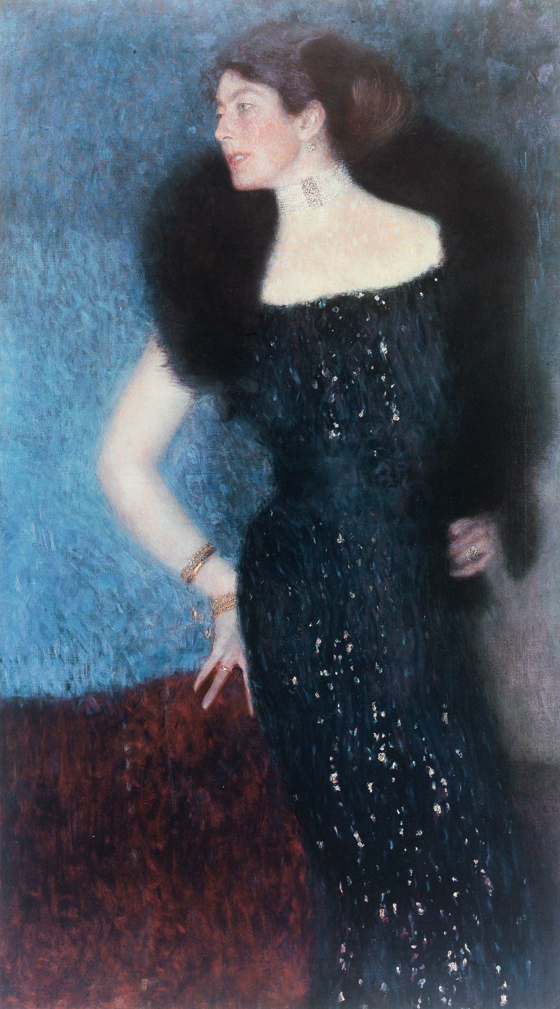 👗 Portrett av Rose von Rosthorn-Friedmann – Gustav Klimt (rundt 1900)