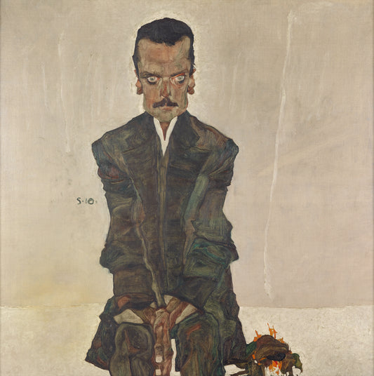 🧠 Portrett av utgiveren Eduard Kosmack – Egon Schiele (1910)