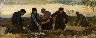 Potetinnhøsting (fem sifre) - Vincent van Gogh