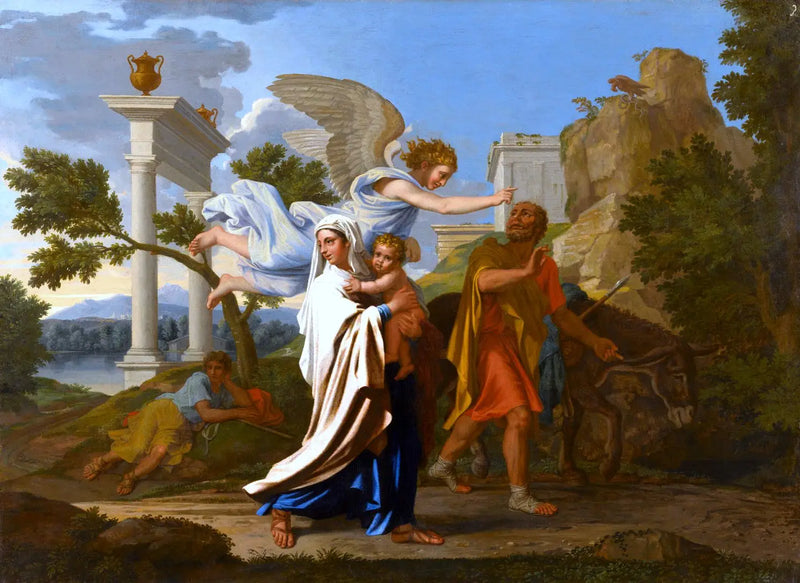 Flukten til Egypt - Nicolas Poussin