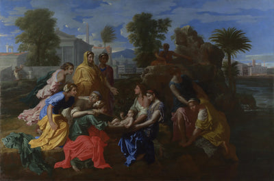 Moïse sauvé des eaux - Nicolas Poussin - Alpha Reproduction