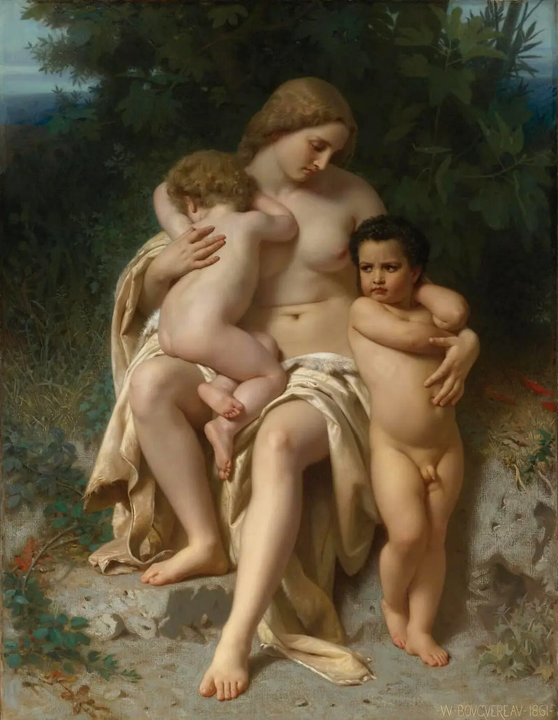 Første strid - Bouguereau