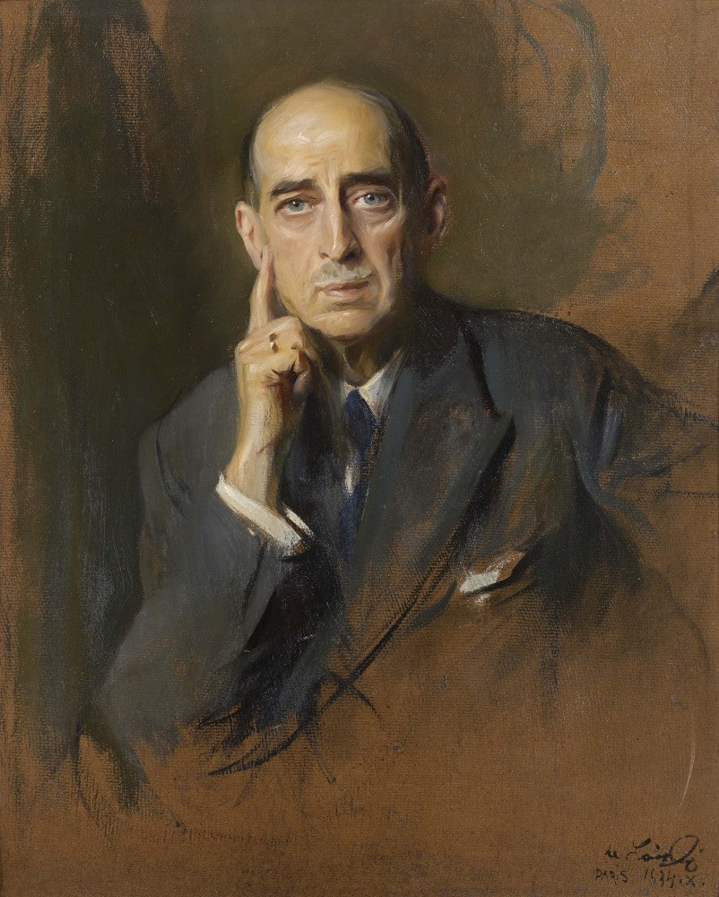 Portrait de Nicolas de Grèce et de Danemark (1872-1938), à l'âge de 62 ans - Philip de László
