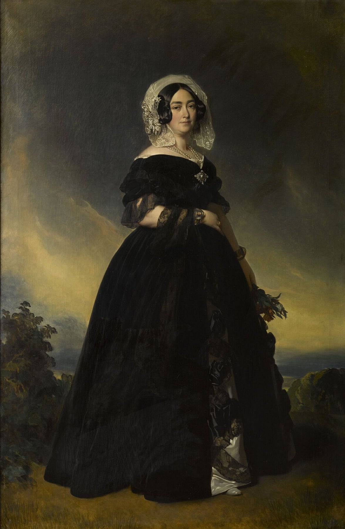 Marie-Louise-Thérèse-Victoire de Saxe-Cobourg-Saafeld, duchesse de Kent (1786-1861) - Franz Xaver Winterhalter